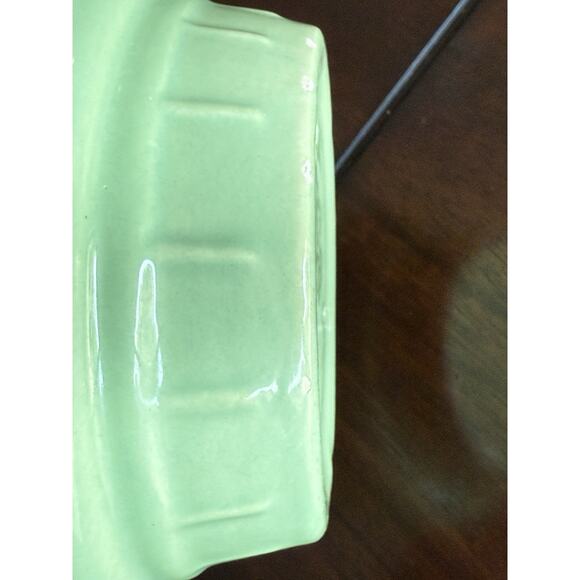 Haeger Pottery #33 Bowl planter Chartreuse green MCM vintage - Picture 4 of 5
